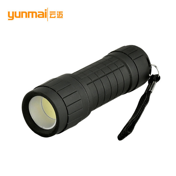 9led Flashlight Long Shots Led Plastic Flashlight Light Cob Small Flashlight