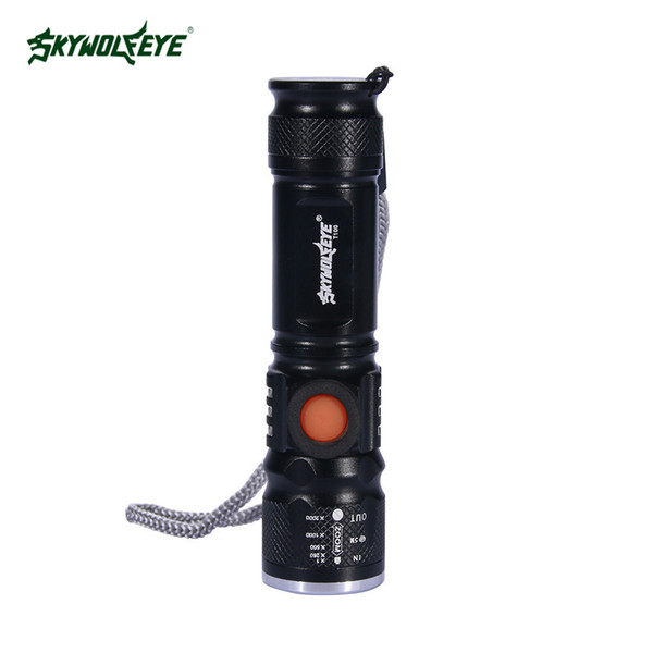 Sirius Eye T100 Exceed Light T6 Light Flashlight Led Built-in 18650 Battery Usb Directly Full Plug