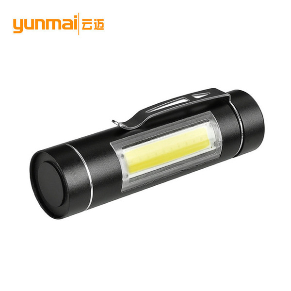 Cross Border For Cob Led Mini- Flashlight Led Bring Pen Clip Portable Mini- Flashlight Outdoors Illuminating Lamp