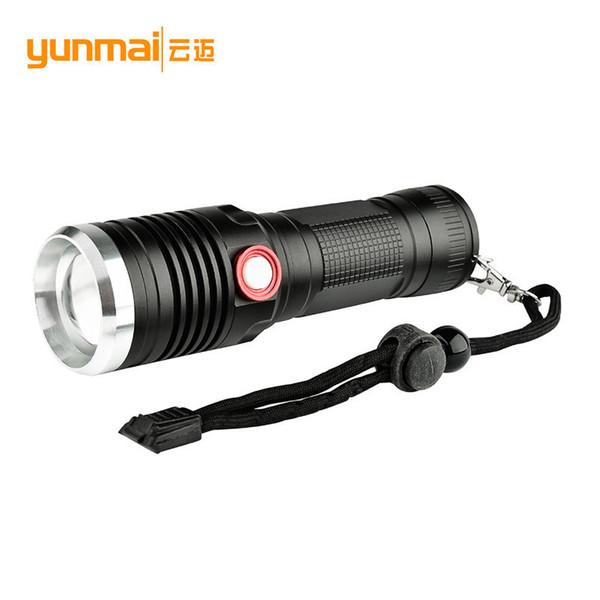 Cross Border For Usb Charge T6 Light Electricity Prompt New Pattern 26650 Flashlight