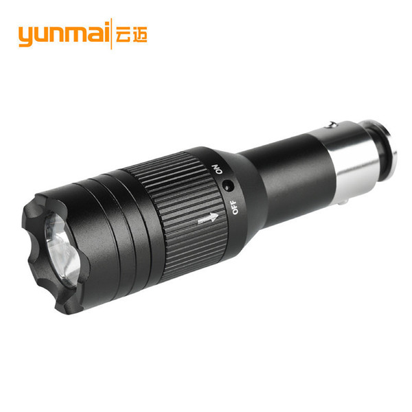 New Product Vehicle Charge Flashlight Led Light Flashlight More Function Portable Bring Long Shots Flashlight Built-in Battery