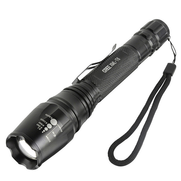 Xml Flexible Zoom Aluminium Alloy T6 Light Flashlight