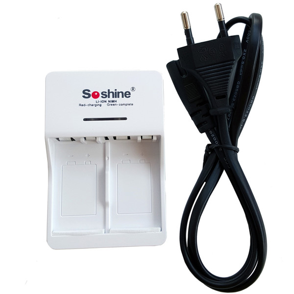 Soshine 9V battery charger Intelligent automatic stop charge when full charged