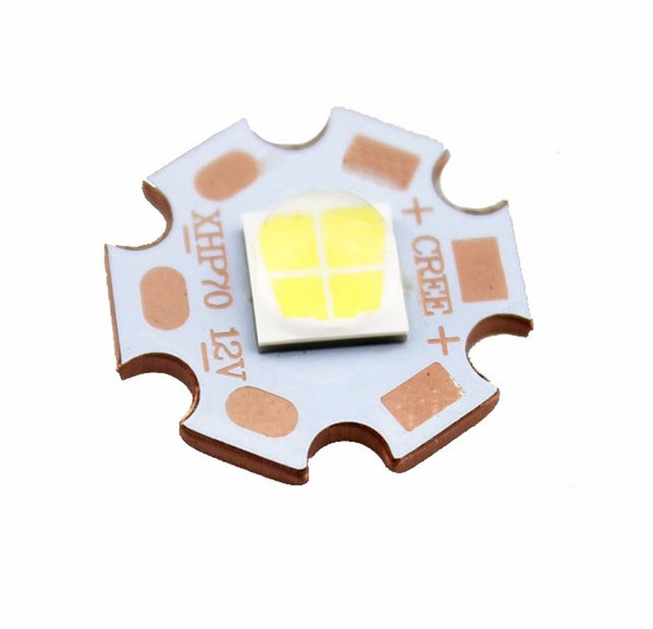 CREE XHP50 6500K Cool White LED Emitter LED Beads lamp light 6V 12V with 20mm Cooper Base PCB for flashlight DIY