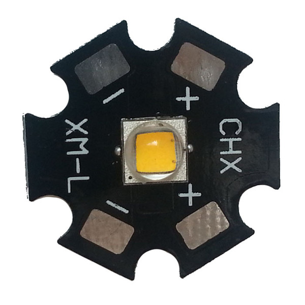 20mm Base Cree XM-L2 T6 7C LED Emitter 3000K Warm White XML2 LED Electronic flashlight diy LED Star