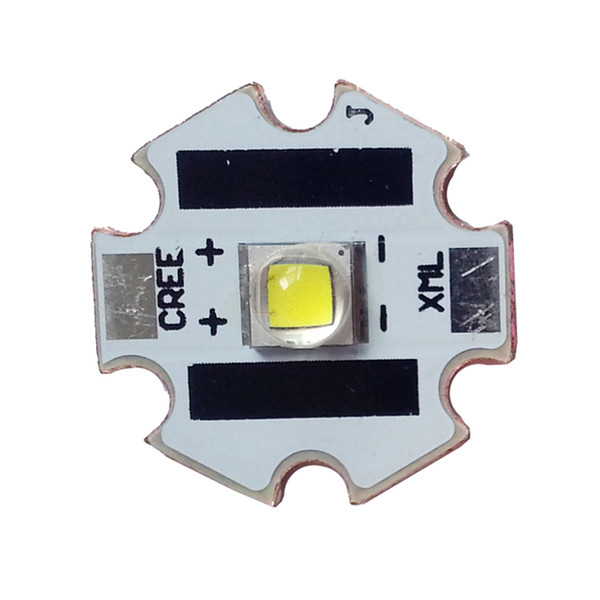 XML2 LED Star with 20mm Copper Base Cree XM-L2 U2 6500K 1A White Light LED Emitter