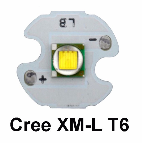 16mm Cree XM-L T6 LED Chip + 17mm single one mode 3V-18V Input Circuit Board for Cree XM-L L2 T6 U2 U3 XP-L V5 LED Flashlight