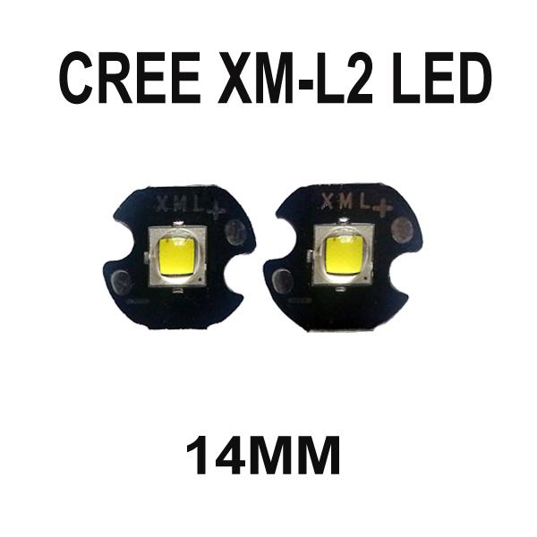 CREE Xlamp XML2 XM-L2 T6 U2 10W cool WHITE High Power LED Emitter Bulb with 14mm Heatsink Electronic DIY