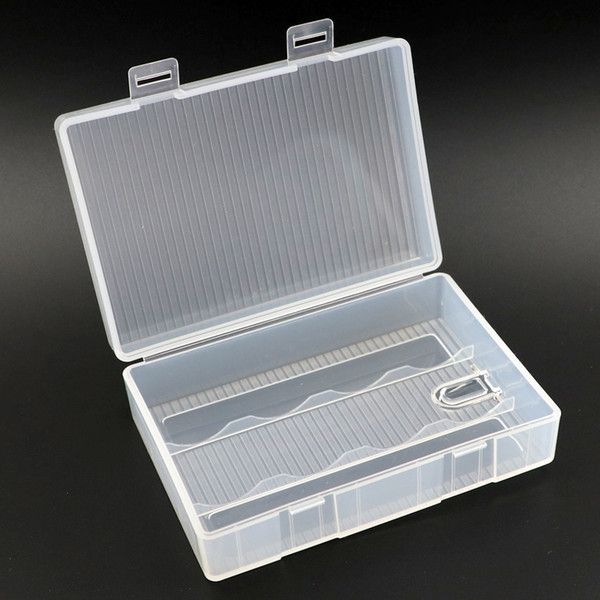 Soshine Transparent 1-4 Cell 26650 Battery Case Box Battery Holder Storage Case Box for 26650 Battery with Hook Holder