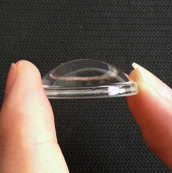 Diameter 23mm High Power Led optical lenses Transparent surface Flashlight photics Glass Plano-convex Lens