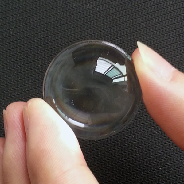 28mmx9.8mm High Power Led optical lenses Transparent Flashlight Aspheric photics Glass Plano-convex Lens