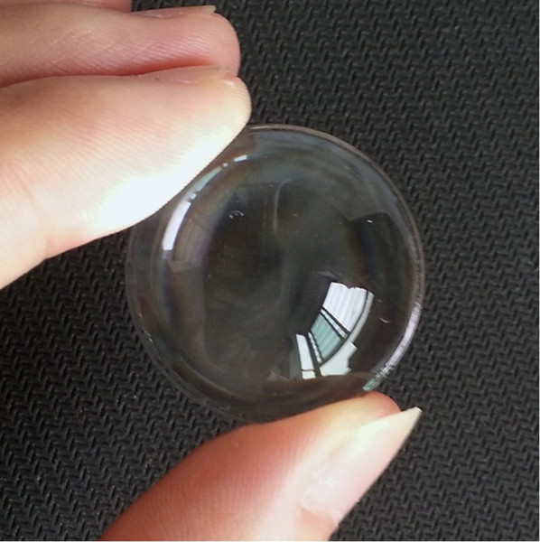 Diameter 43mm High Power Led optical lenses Transparent Flashlight Aspheric photics Glass Plano-convex Lens