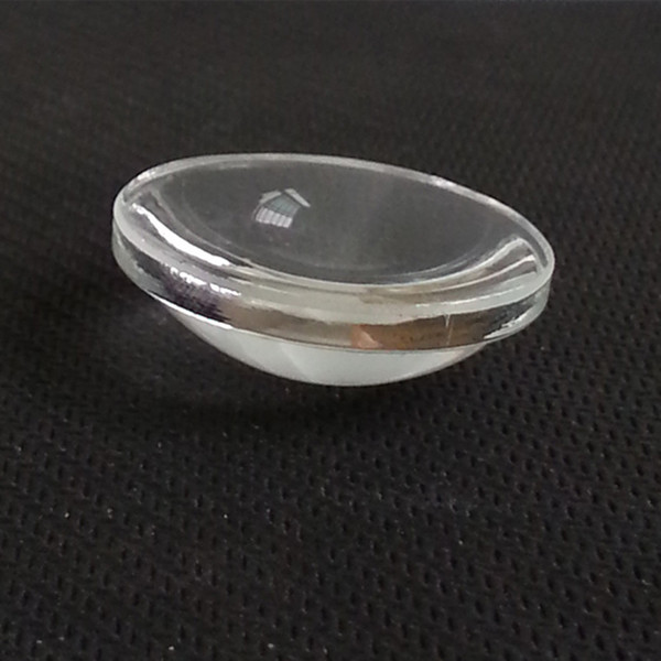 32mm High Power Led optical lenses Transparent Flashlight Aspheric photics Glass Plano-convex Lens