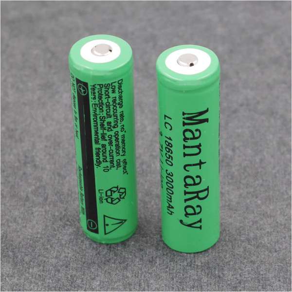 Manta Ray 18650 battery rechargeable 3.7v cylinder lithium-ion batteries for sale