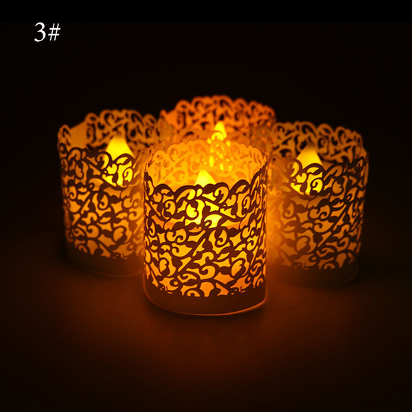 Laser cut hollow Lamp Screen For Party,Festival,Wedding,Paper lamp-chimney,Beautiful light,The Lampshade for LED small tea light.