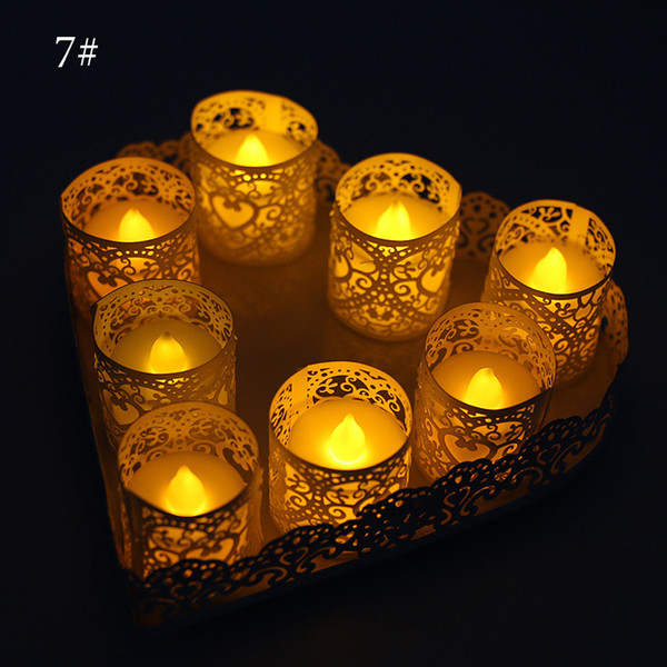 Laser Cut Hollow Lampshade for LED small tea light.Apply to Festival,Date, Birthday,Wedding and so on,Beautiful Paper lamp cover.