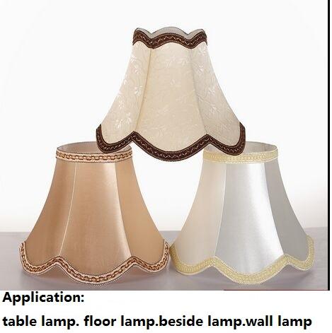 Promotion Europe Style Luxury Fabric E27 Lamp Covers&Shades Used for Small Table Lamps Wall Lights Floor Lamp Beside Lighting Accessories