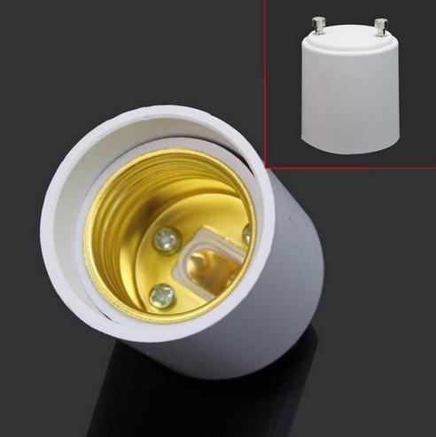 UPS DHL FEDEX Free 100pcs GU24 to E27/E26 LED Light Lamp Base Adapter Holder Socket Converter 110-240V Plastic White