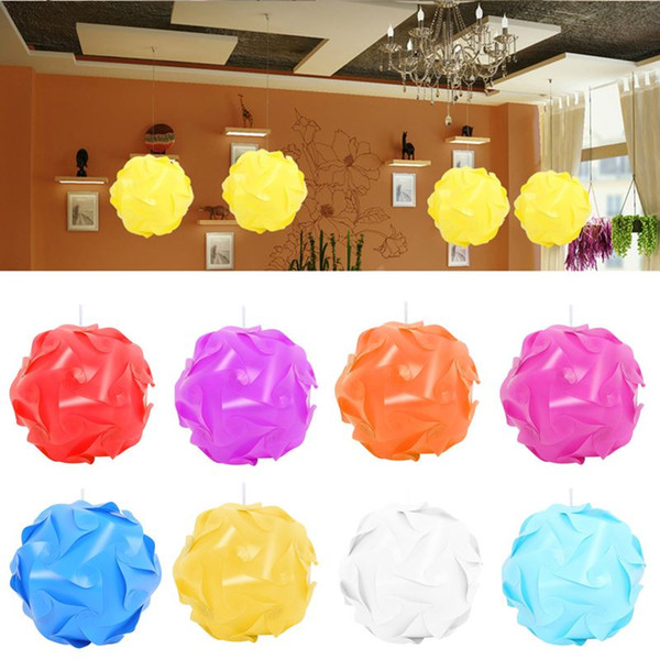 DIY Modern Pendant Ball Lamp Shade Lampshade Puzzle Pendants Colorful Pendant Lights Covers DIY Ceiling Modern Design