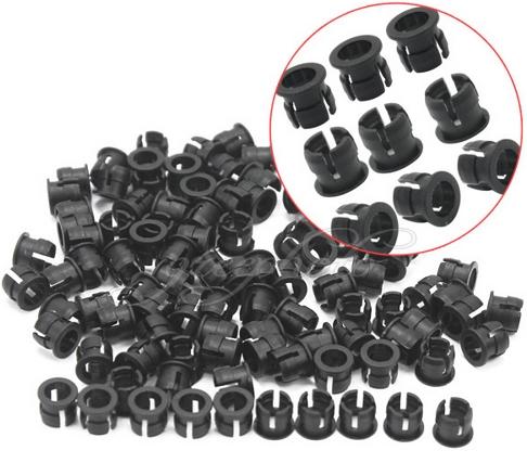 1000pcs 5mm Black Plastic LED Mounting Clip Holder Panel Display Case