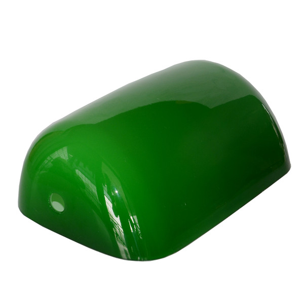 Green Glass Lamp Shade Replacement Bankers Lampshade Glass