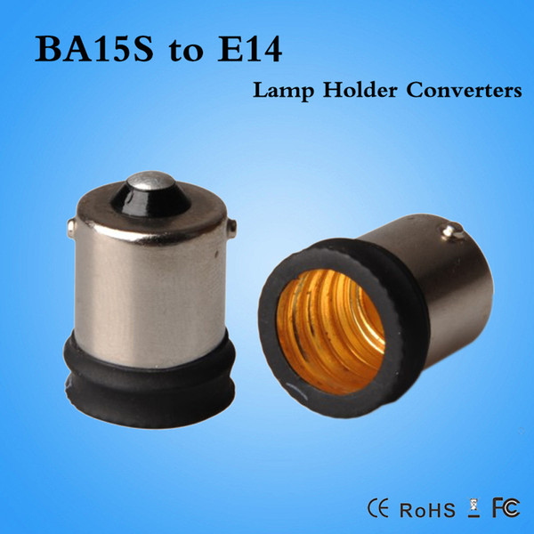 BA15S to E14 Lamp Socket Bulb Holder Adapter Base LED Lighting Adapter BA15S-E14 Converter CE ROHS