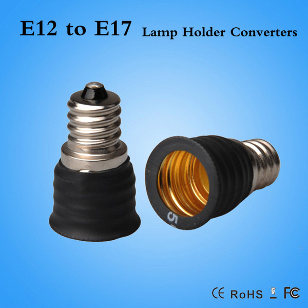 E12 to E17 lamp holder adapter E12-E17 Converter LED Bulb Base Light Socket Converters CE ROHS