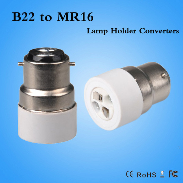 B22 to MR16 Mr11 GU5.3 G4 Standard Base Socket Light Lamp Bulb Adapter Converter Free Shipping Wholesale