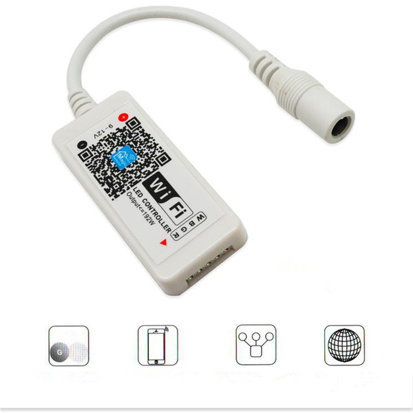 LED Wifi Controller DC 5-28V WiFi Mini Light LED RGB Controller By Android and IOS APP for SMD 3528 5050 LED Strip Light