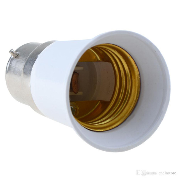 1PC B22 to E27 Base LED Light Lamp Bulb Adapter Converter Socket Extender E00366 BARD