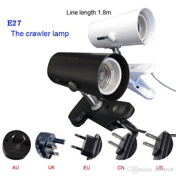 table lamps E27 holders sockets base Clamp 180cm US Plug cable with ON/OFF Switch led table lights base holder