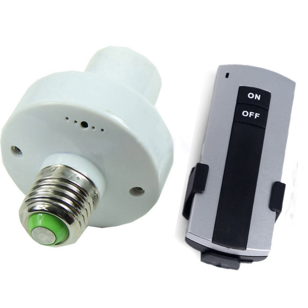 2016 hot sales Wireless Remote Control E27 Screw Light Lamp Bulb Holder Cap Socket Switch 10M