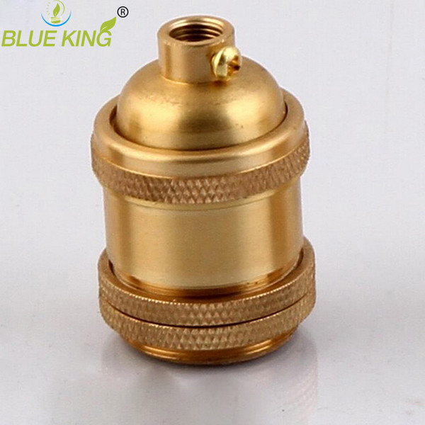 2pc/lot Loft Vintage Edison Bulb Lamp Holder Copper Brass Lamp Socket E26 E27 for pendant lights,wall lamp base