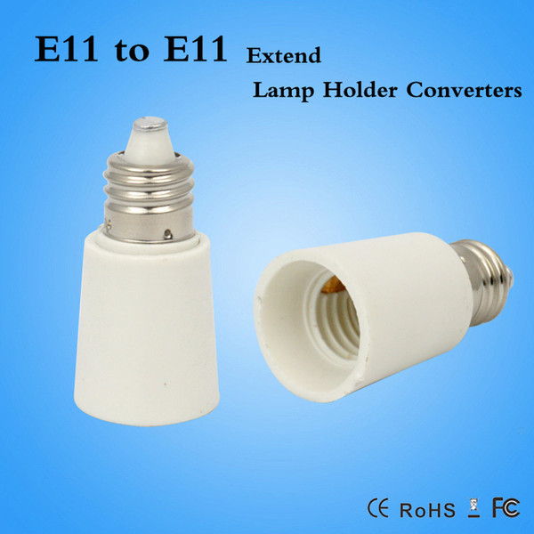 Hot sale lamp adapter converter E11 to E11 extender adapter converter lamp holder adapter CE ROHS