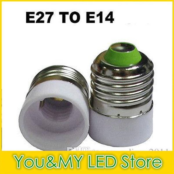 Edison2011 LED Light Bulb Lamp Adapter Converter E14 to E27 Holder Convert E27 to E14 Base Socket For Led Corn Bulb 10PCS