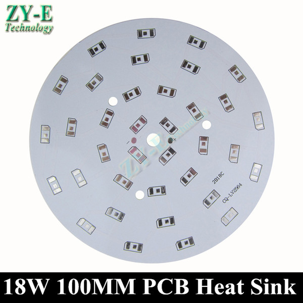 10pcs LED PCB 9W 12W 15W 18W 21W 24W 30W 36W Dia 100mm SMD5730 pcb plate led aluminum heat sink for bulb,Crystal Lights DIY
