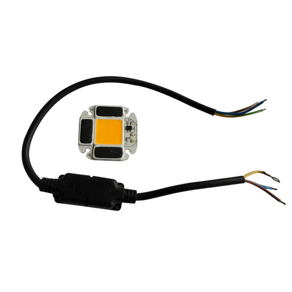 10X New 20W COB LED Integrated IC light engine direct connect AC 220V with Anti stability connect line free shipping