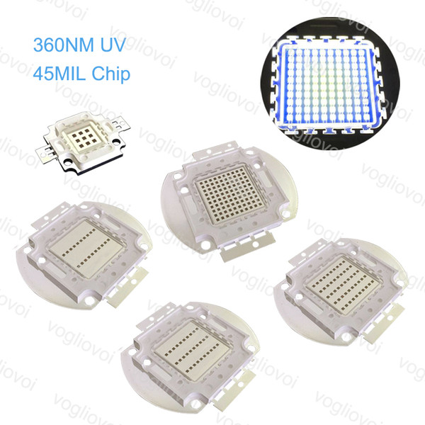 LED Medical COB Chip 10W 20W 30W 50W 100w 365~370NM UV For Medical Sterilization Indoor Greenhouse Grow Tent Plants Flower DIY 45MIL Epacket