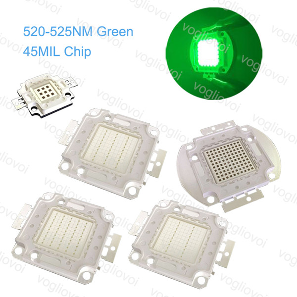 LED Flood Lamp COB Chip 10W 20W 30W 50W 100w 520~525NM Green For Grwon Lights Greenhouse Grow Tent Plants Flower DIY 45MIL Epacket