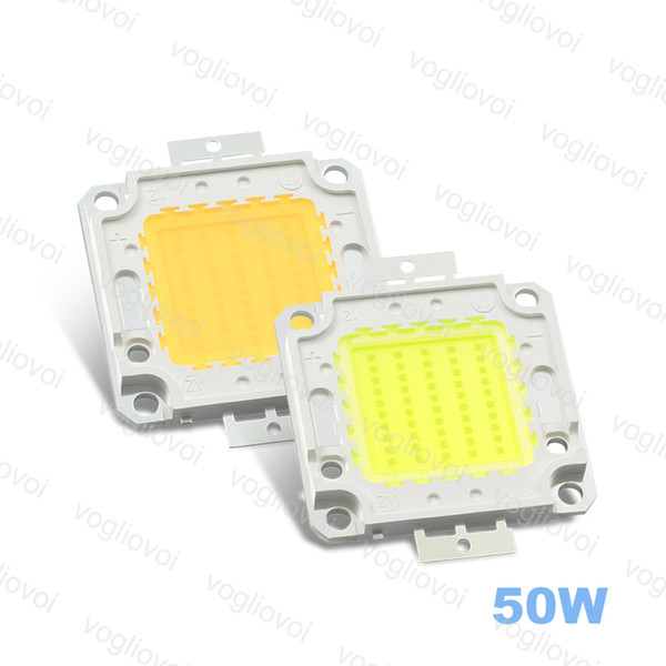 LED Chip 50W High Power 5500LM COB 35MIL Chip White Warm White For Floodlight Highbay Lamp Diy EPACKET