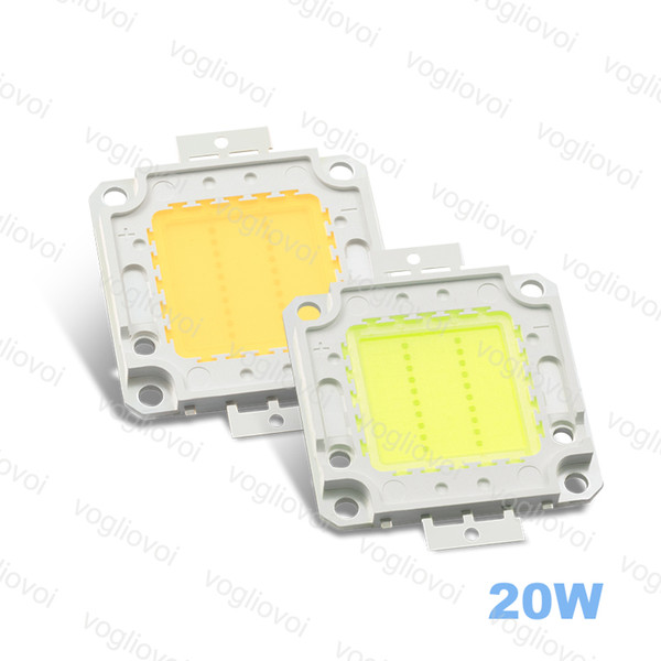 LED Chip 20W High Power 2200LM COB 35MIL Chip White Warm White For Floodlight Highbay Lamp Diy EPACKET