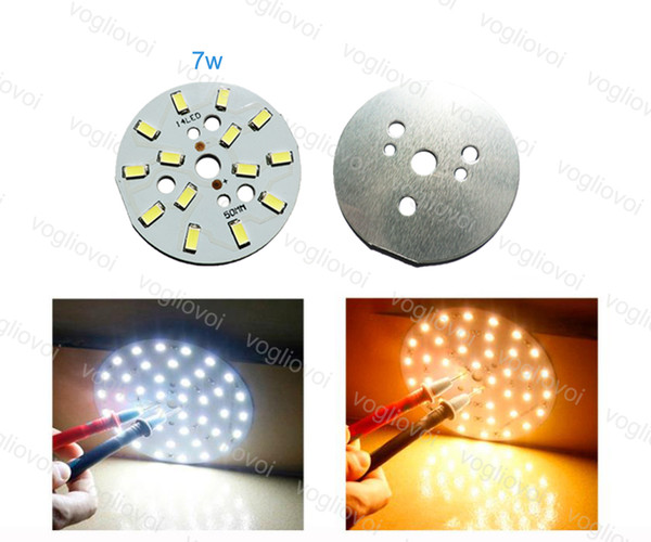 Light Beads 7W with Aluminum Plate 50mm For Ceiling Lamp Down lighting White Warm White 1.5mm Thickness 5730 SMD Brightness EPACKET