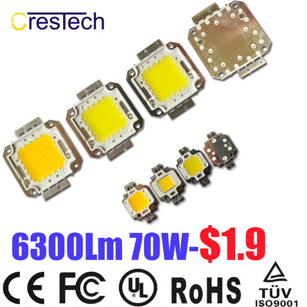 Free Shipping 10pcs Epistar Chip High Power LED Chip 10W 20W 30W 50W 70W 80W 100W Cold White 6000-6500K On Stock