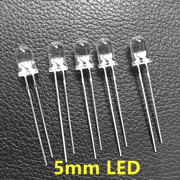 1000pcs/lot 5mm Round White LED Lamp,chips Diode(blue,emerald green,Orange,yellow,red,yellow,purple,Pink etc.RGB Slow,fast,4 feet cathode)