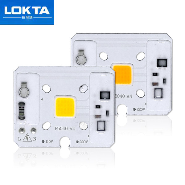 10 PCS LED Chip Lamp 10W 220V 110V IP65 Smart IC Fit For DIY LED Flood Light Cold White Warm White