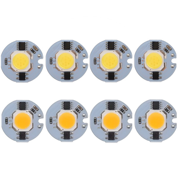 5PCS/LOT LED COB Chip Light 9W 7W 5W 3W 220V Input Smart IC driverCold White Warm White DIY For LED Spotlight Floodlight