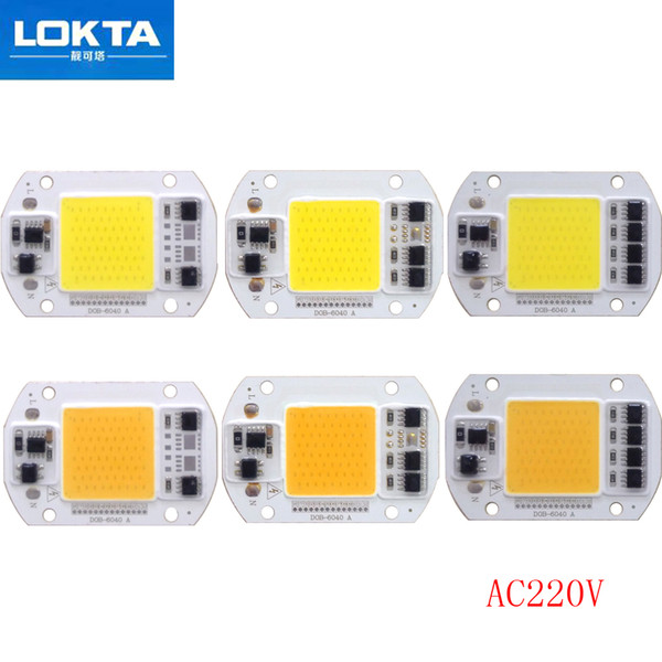 30PCS/LOT LED Lamp Chip COB 10W AC220V LED COB Chip Cold/Warm White Smart IC For DIY LED Spotlight Floodlight