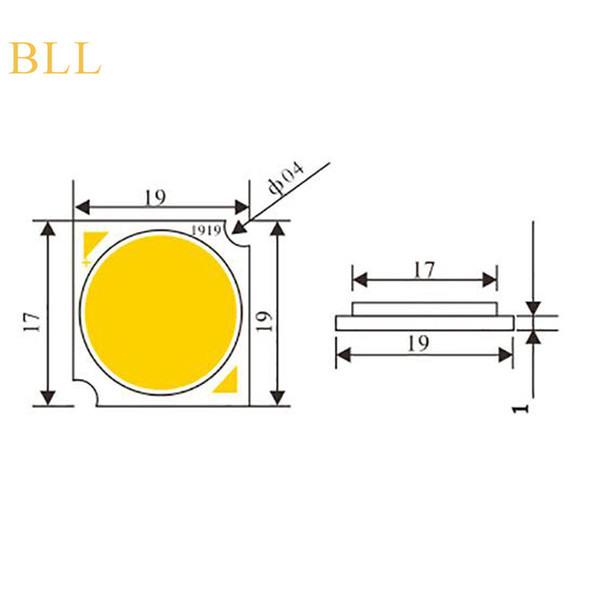 LED Source Chip Light Lamp 30W DC27-33V 900MA Cold/Warm White LED COB Chip for Downlight Ceilinglight Tracking Lamp