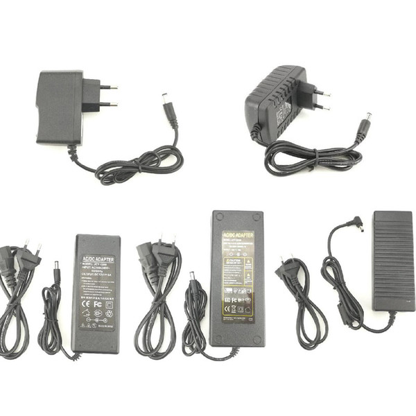AC/DC 12V Adapter AC 100V - 240V to DC 12V Lighting Transformer 1A 2A 5A 6A 8A 10A 12.5A Power Supply Charger for LED Strip Light Tube Lamp
