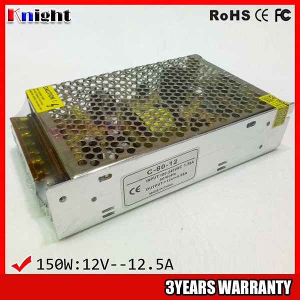 wholesale 80W 6.7A 12v Power supply for led strip light AC90-265V input voltage,led flexible strip power supply 80w